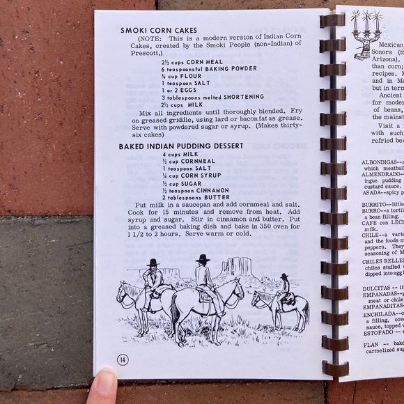 2 Vintage Arizona Cookbooks Kokopelli Adobe Cactus Desert Mesa Creation Myth - Picture 13 of 15